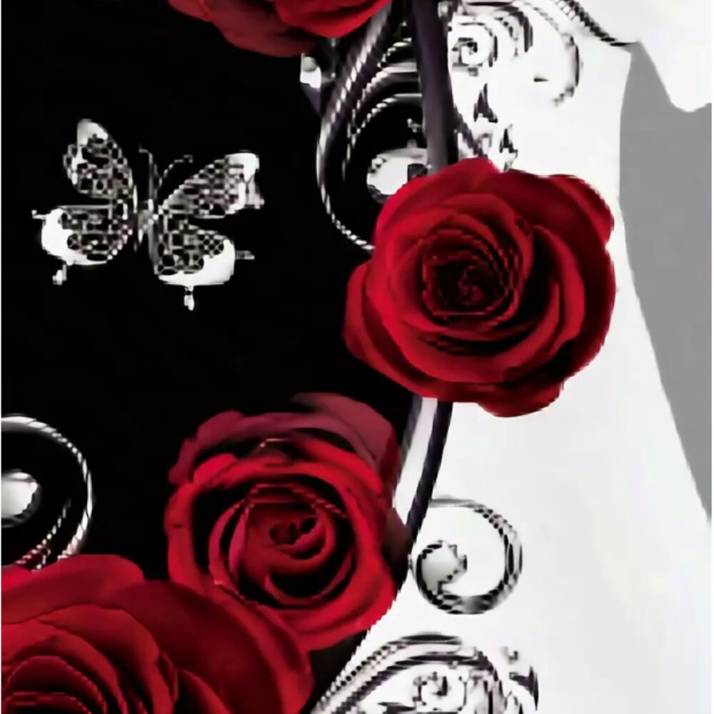 NEW! Rose & Butterfly Print 2-Piece Set – Size 6 (Medium) – NWT - Picture 5 of 13
